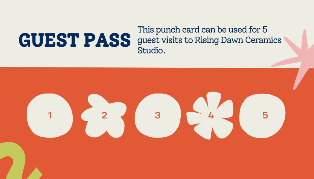 Studio Guest Pass Punch Card