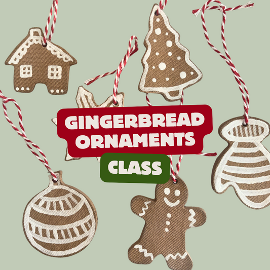 Gingerbread Ornaments Class