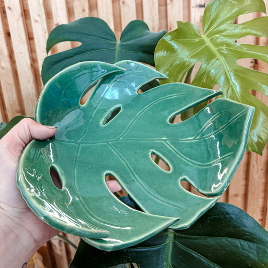 Monstera Leaf Bowl Class June 30th 6pm
