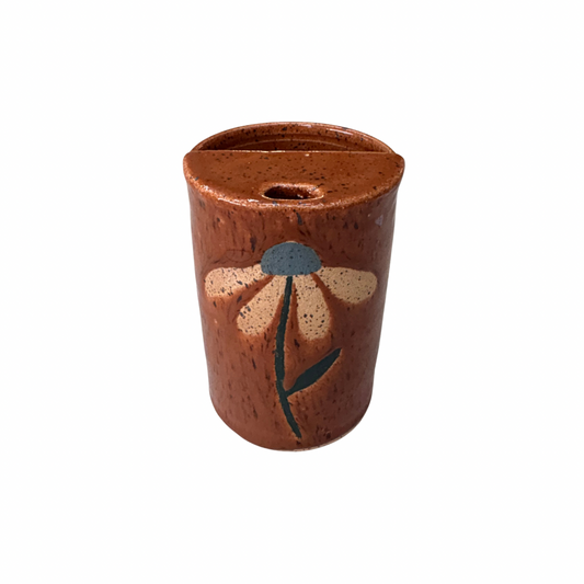 Rust Cone Flower Sipper