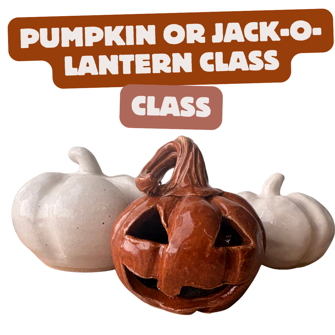 Ceramic Pumpkins and Jack-o-Lanterns Class